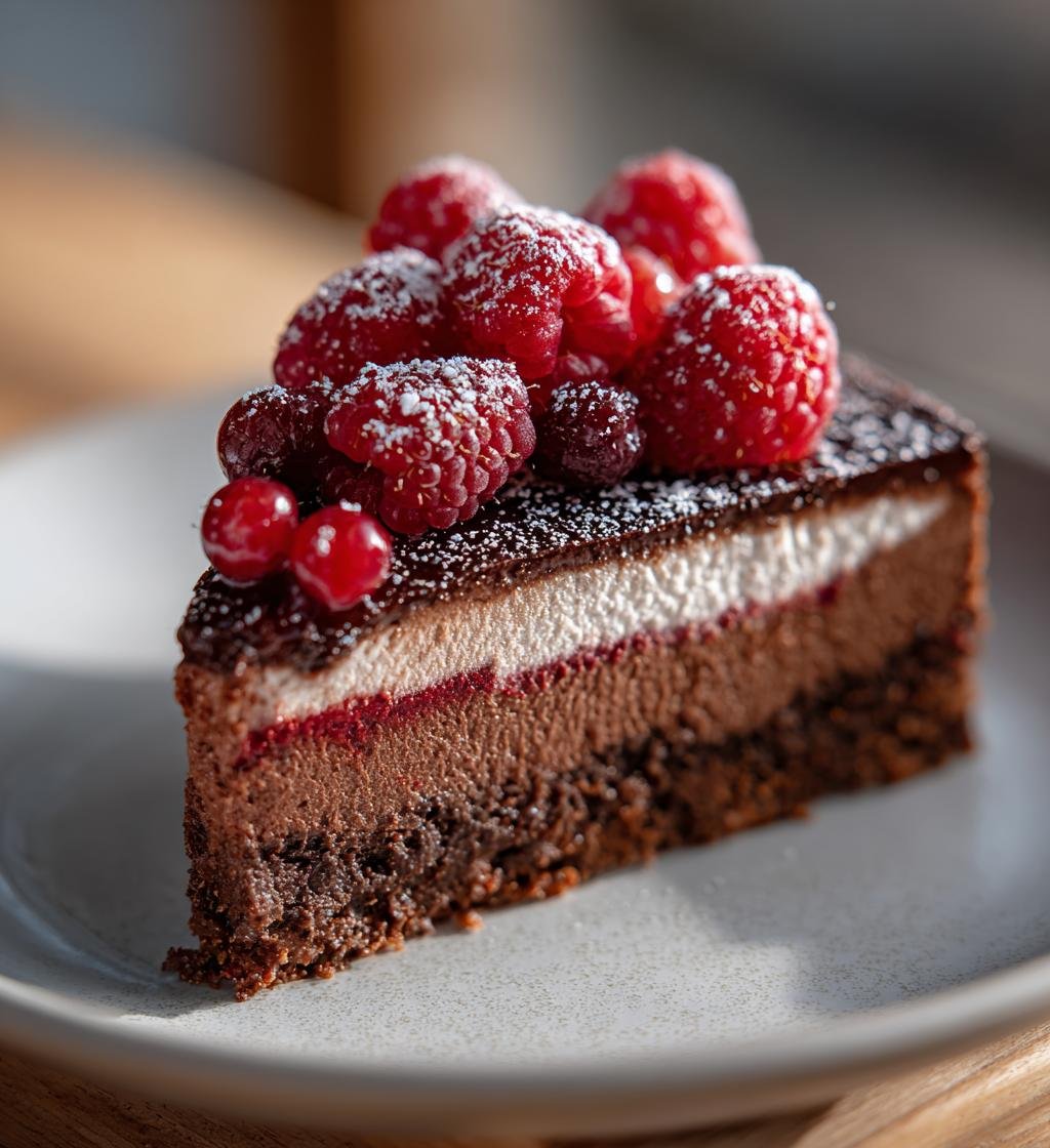 Hjärtformad chokladtårta med hallonmousse - Enkel och God