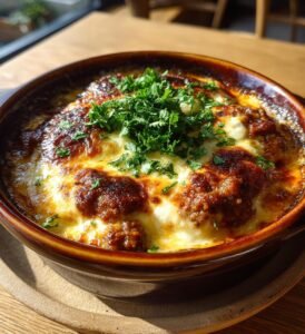 Mozzarellastavar inlindade i kryddig köttfärs