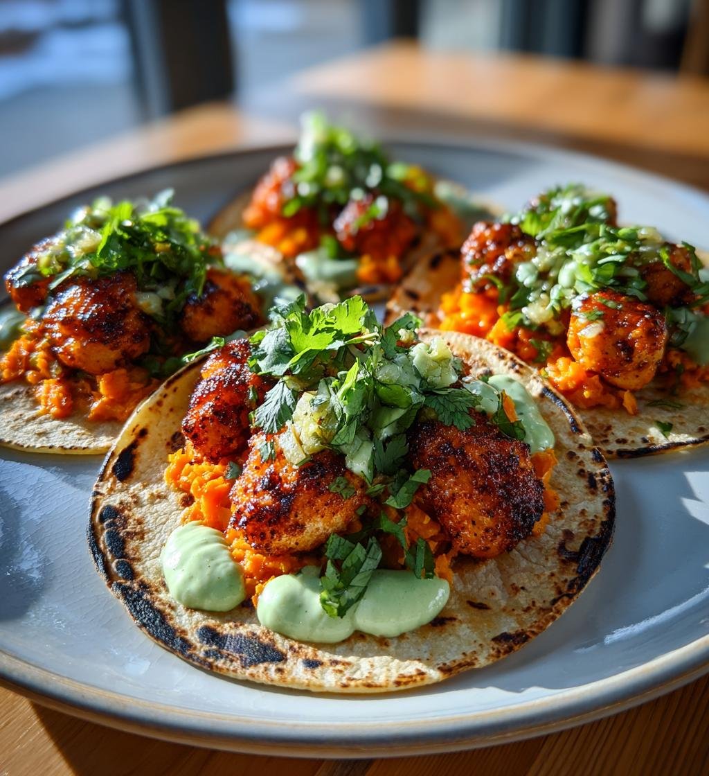 Sötpotatistacos med frasig kyckling – Enkel och god middag