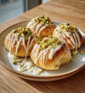 Saffransbullar med vit choklad