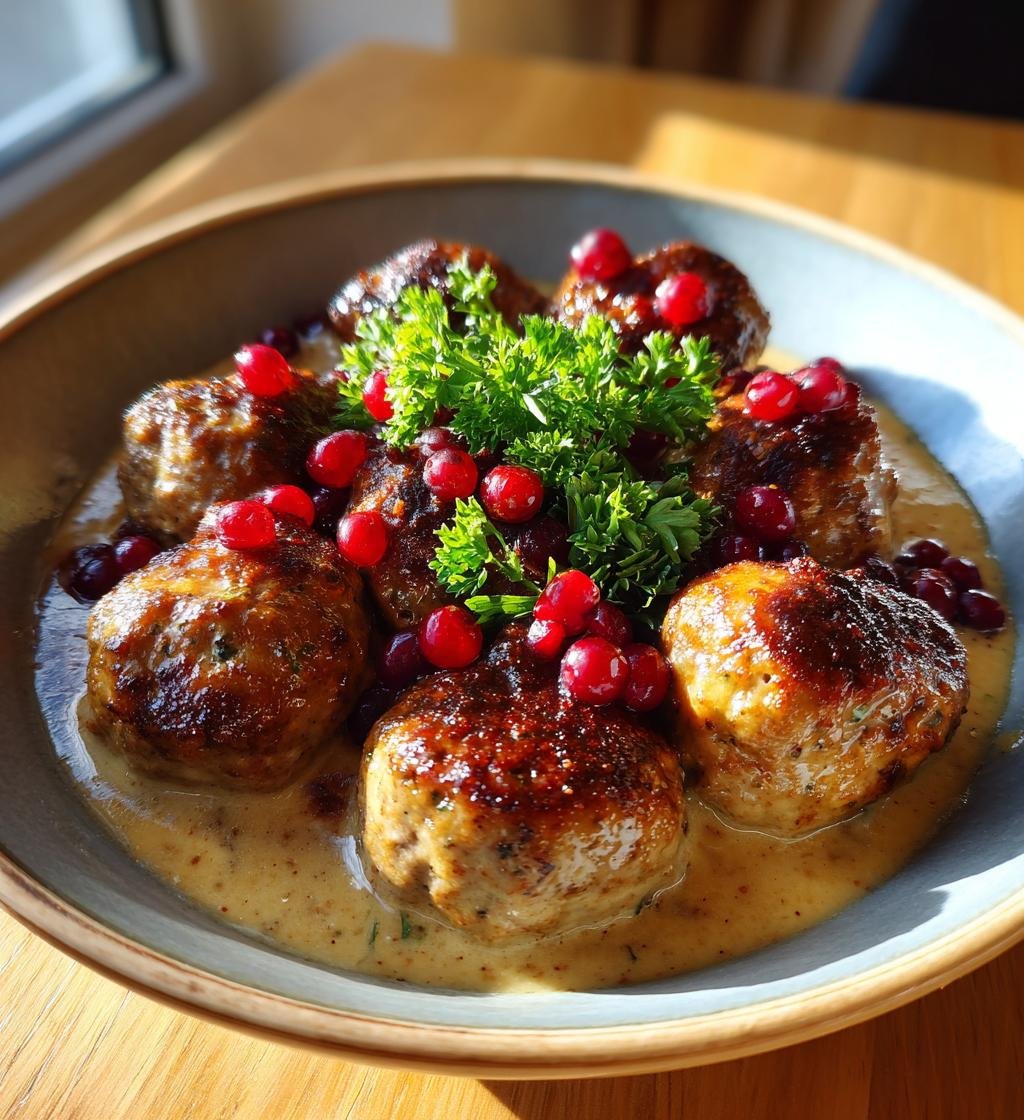 Älgfärsbiffar med lingon och gräddsås – Enkla och Saftiga