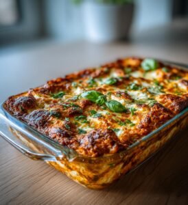 Grönsakslasagne med rotsaker, spenat och ricotta