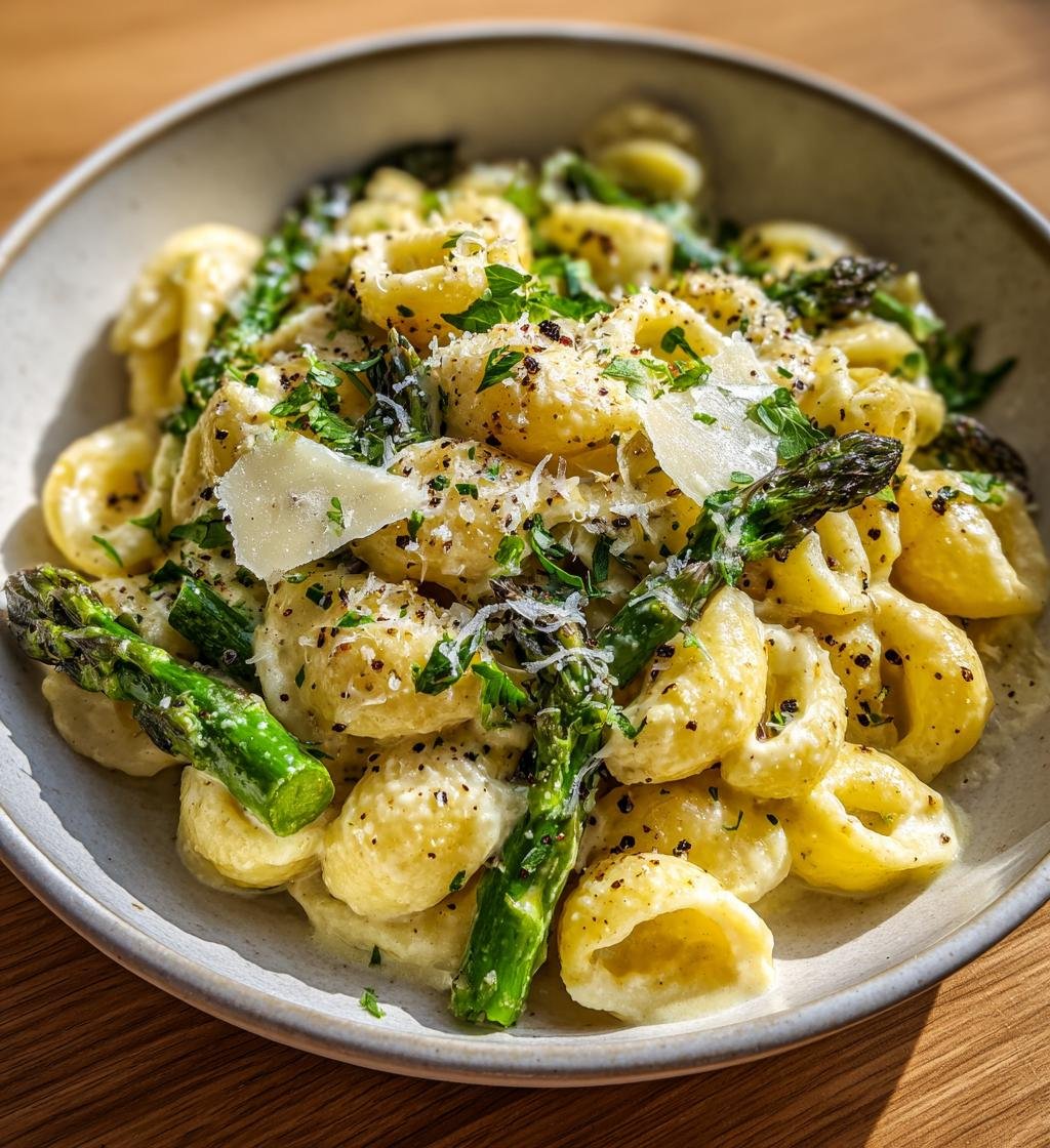 Krämig citronkycklingpasta med sparris och parmesan – Enkel och God - steg för steg