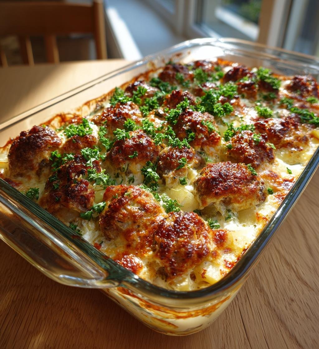 Grekiska köttbullar i ugn med fetaost och potatis – Enkel och God!