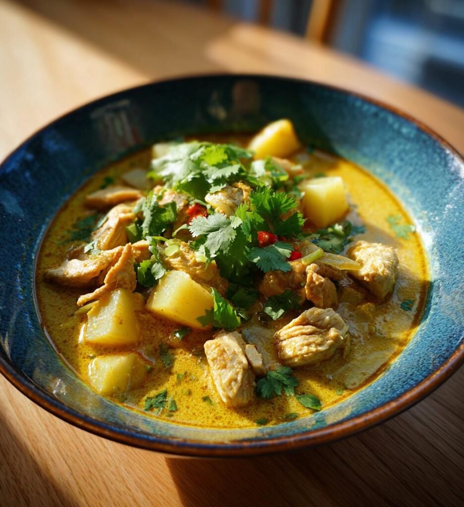 Kycklinggryta med curry och äpple