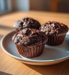 Chokladmuffins fyllda med Nutella