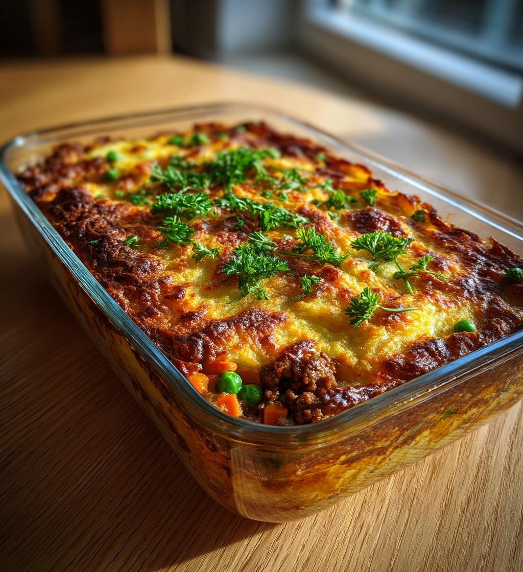 Cottage pie med köttfärs och ostigt potatismos - Enkel och God - steg för steg