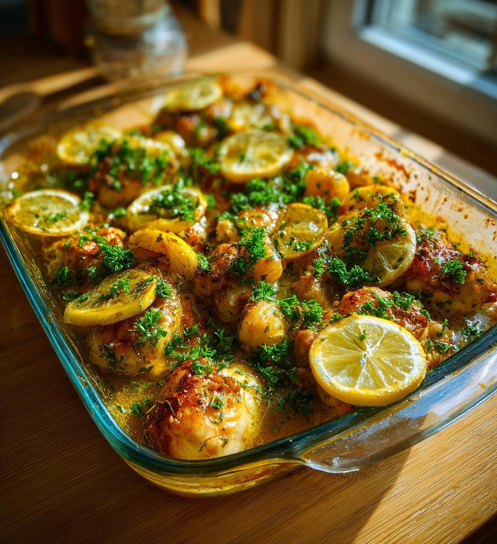 Örtbakad påskkyckling med citron och vitlök - Enkel och God