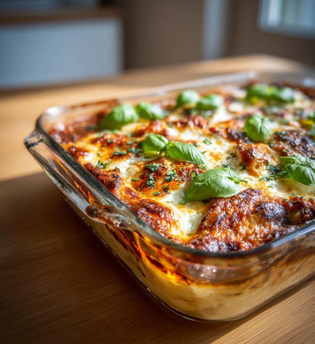 Auberginelasagne med kyckling och mozzarella – Enkel och God - steg för steg