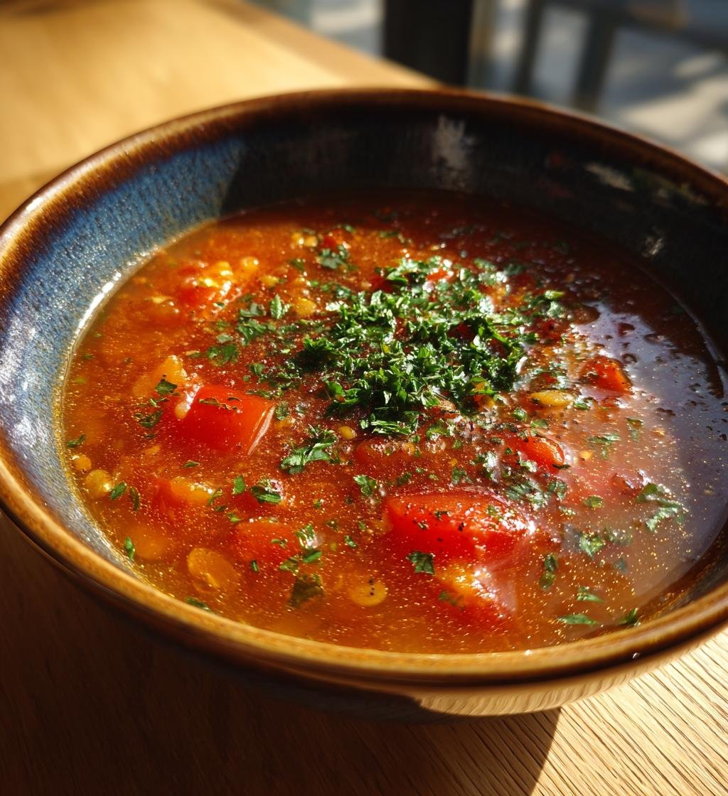 Krämig linssoppa med tomat och örter – Enkel och nyttig middag
