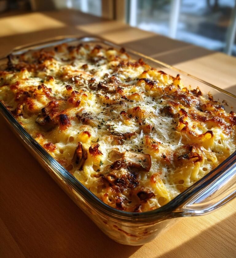Tryffel mac and cheese med svamp och parmesan