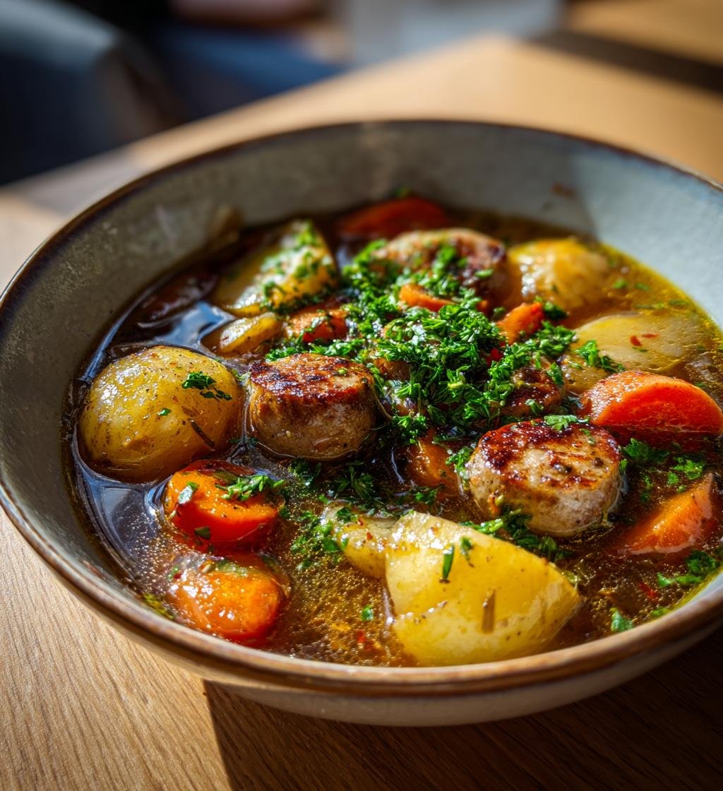 Korvgryta med potatis och rotfrukter – Enkel och God Långkok - steg för steg