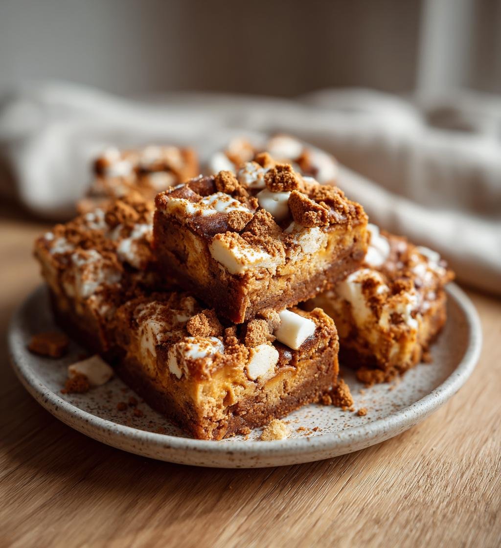 Biscoffblondies med vit choklad – Enkel och krämig godsak